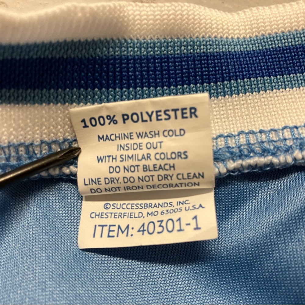 Kansas City KC Royals Powder Blue Basketball Jersey  Size XL  SGA 6/13/2023 - Picture 4 of 4